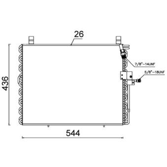 Condenseur, climatisation MAHLE
