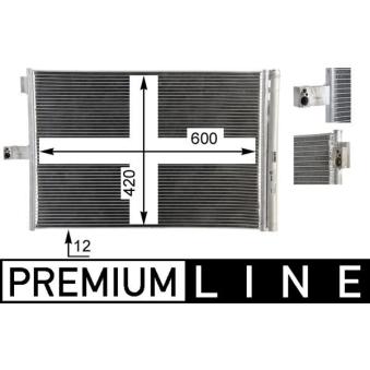 Condenseur, climatisation MAHLE AC 68 000P