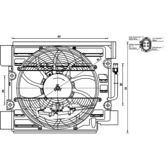 Ventilateur, condenseur de climatisation MAHLE ACF 23 000S