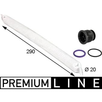 Filtre déshydratant, climatisation MAHLE AD 93 000P