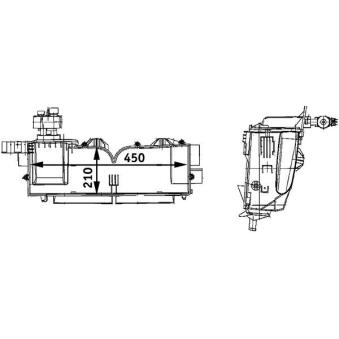Evaporateur climatisation MAHLE AE 62 000P