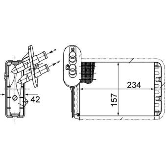 Système de chauffage MAHLE AH 164 000S
