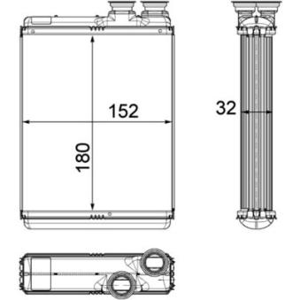 Système de chauffage MAHLE AH 190 000P