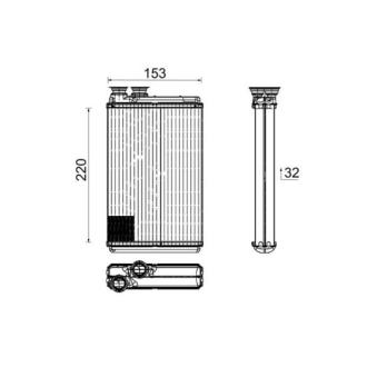 Système de chauffage MAHLE AH 195 000P