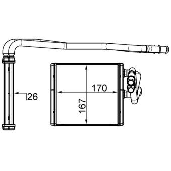 Système de chauffage MAHLE AH 197 000S