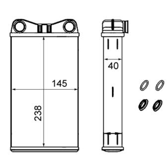 Système de chauffage MAHLE AH 239 000S