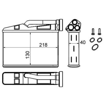 Système de chauffage MAHLE AH 240 000S