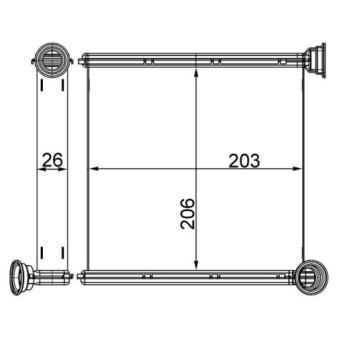 Système de chauffage MAHLE AH 256 000S