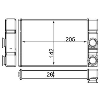 Système de chauffage MAHLE AH 260 000S