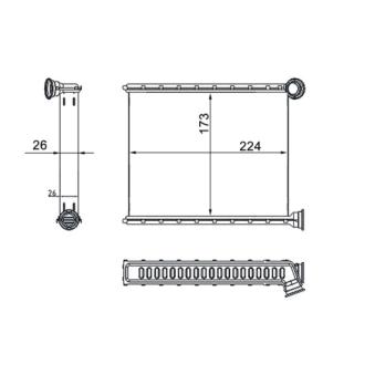 Système de chauffage MAHLE AH 269 000S