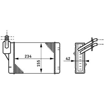 Système de chauffage MAHLE AH 71 000S