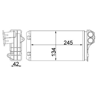 Système de chauffage MAHLE AH 88 000S