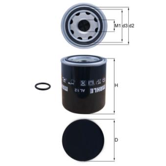 Cartouche de dessicateur, système d'air comprimé MAHLE