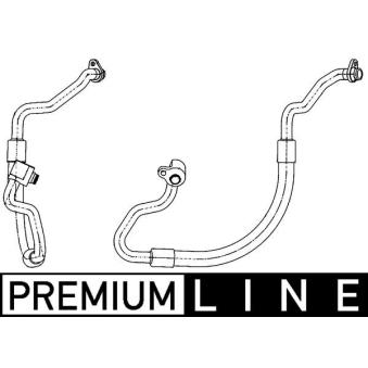 Conduite à basse pression, climatisation MAHLE AP 129 000P