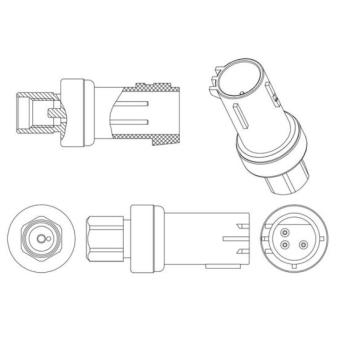 Pressostat, climatisation MAHLE ASE 5 000P