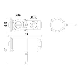Détendeur, climatisation MAHLE AVE 140 000P