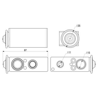 Détendeur, climatisation MAHLE AVE 18 000P