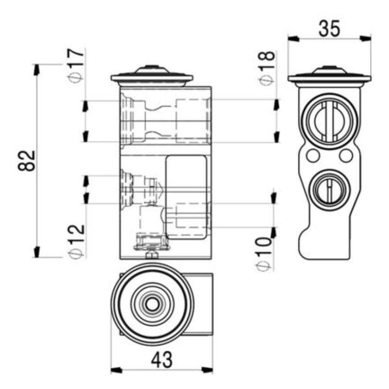 Détendeur, climatisation MAHLE AVE 2 000P - Visuel 1