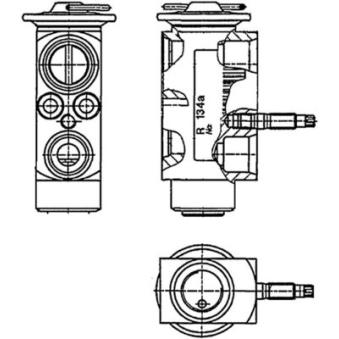 Détendeur, climatisation MAHLE