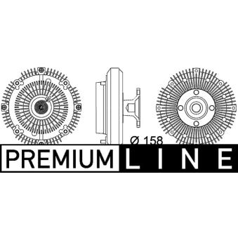 Embrayage, ventilateur de radiateur MAHLE CFC 109 000P