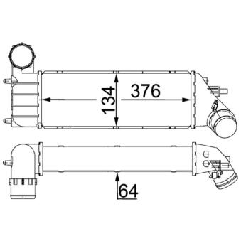 Intercooler, échangeur MAHLE CI 23 000S