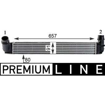 Intercooler, échangeur MAHLE CI 313 000P