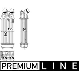 Intercooler, échangeur MAHLE CI 419 000P
