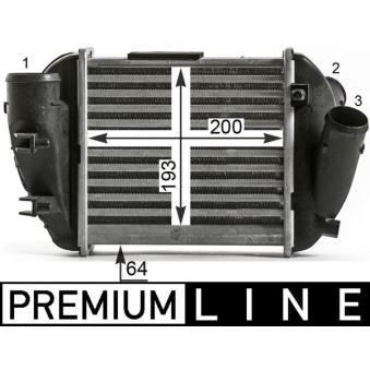 Intercooler, échangeur MAHLE CI 430 000P