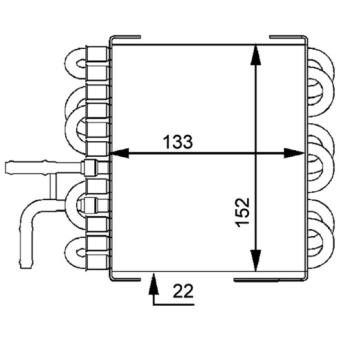 Refroidisseur de carburant MAHLE CK 8 000P