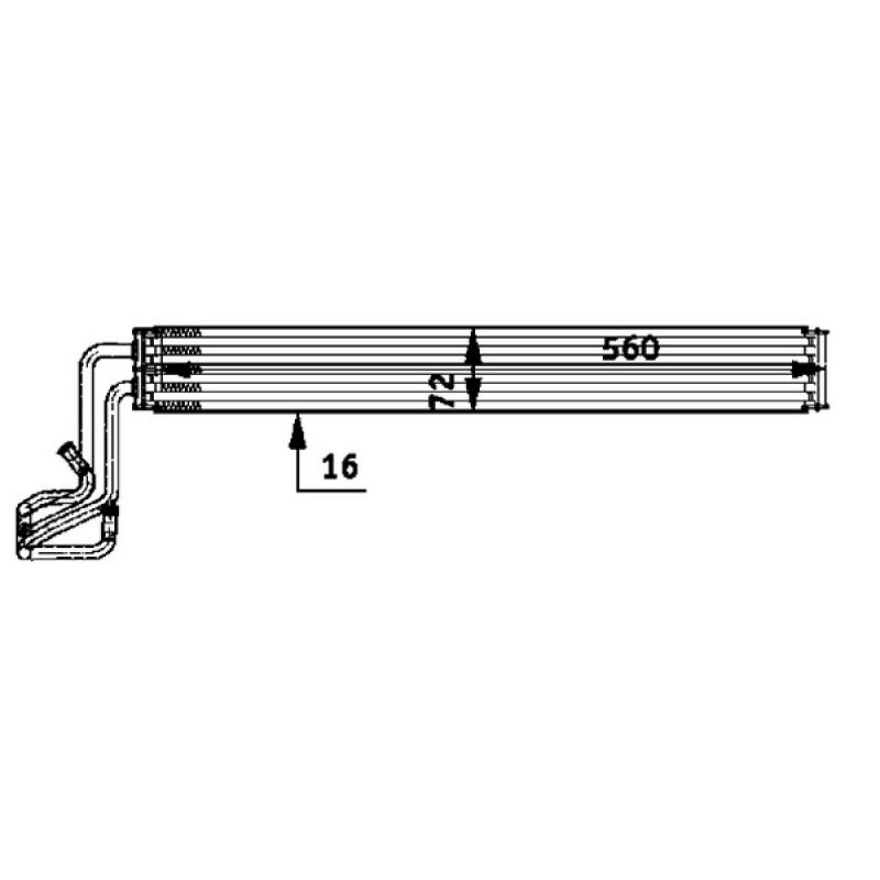 Radiateur d'huile, direction MAHLE CLC 51 000P - Visuel 1