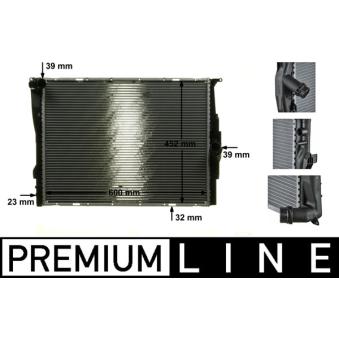 Radiateur, refroidissement du moteur MAHLE CR 1090 000P