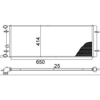 Radiateur, refroidissement du moteur MAHLE