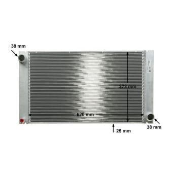 Radiateur, refroidissement du moteur MAHLE CR 578 000P