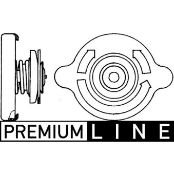 Bouchon de radiateur MAHLE CRB 17 000P