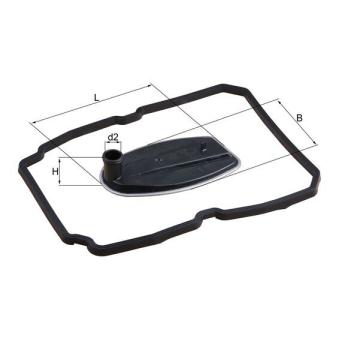 Filtre hydraulique, boîte automatique MAHLE HX 81D