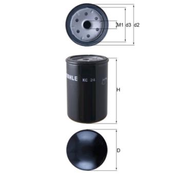 Filtre à carburant MAHLE