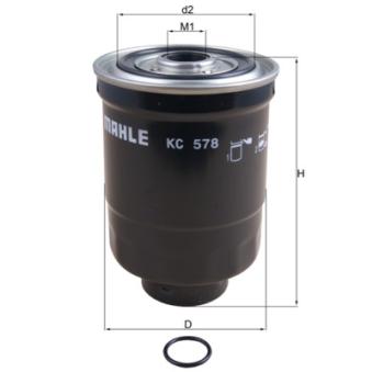 Filtre à carburant MAHLE