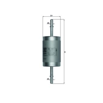 Filtre à carburant MAHLE KL 181