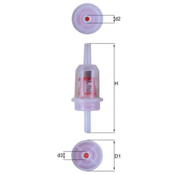 Filtre à carburant MAHLE