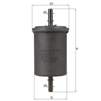 Filtre à carburant MAHLE KL 416/1