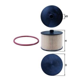 Filtre à carburant MAHLE