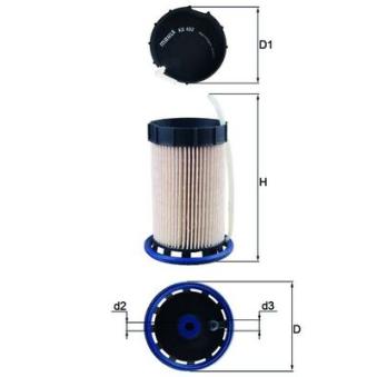 Filtre à carburant MAHLE