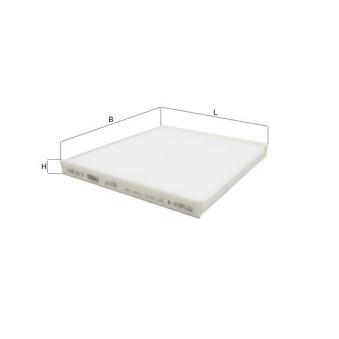 Filtre, air de l'habitacle MAHLE LA 635