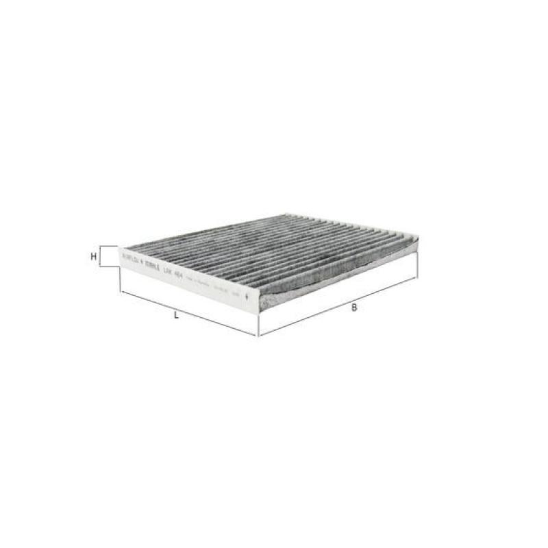 Filtre, air de l'habitacle MAHLE LAK 464 - Visuel 1