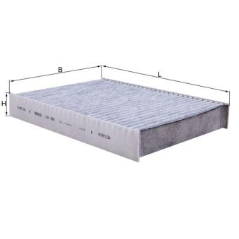 Filtre, air de l'habitacle MAHLE LAK 686