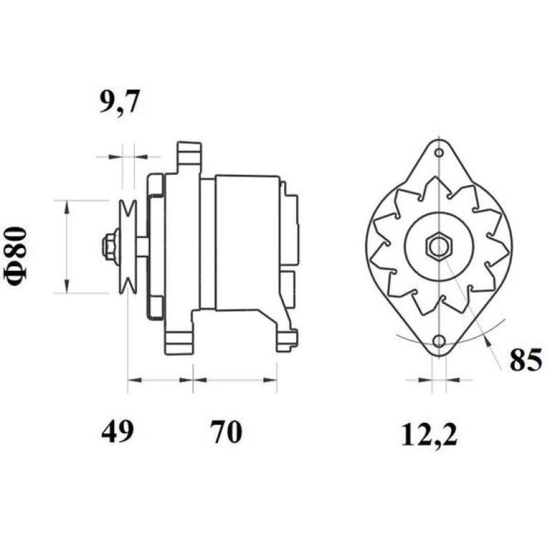 Alternateur MAHLE MG 191 - Visuel 1