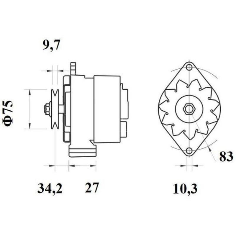 Alternateur MAHLE MG 478 - Visuel 1