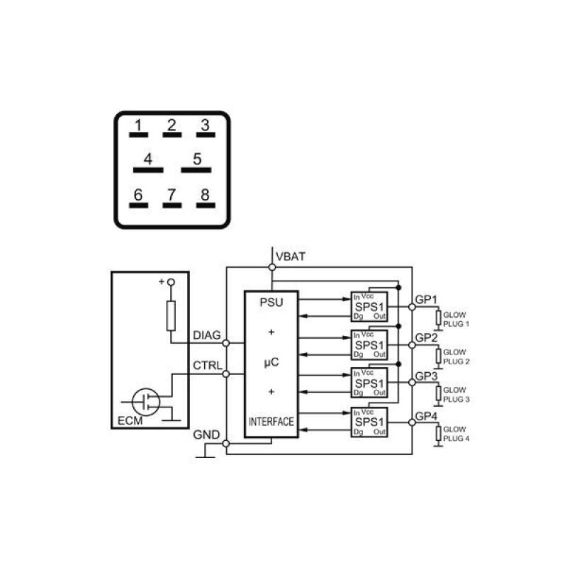 Appareil de commande, temps de préchauffage MAHLE MHG 14 - Visuel 1