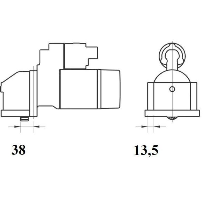 Démarreur MAHLE MS 1080 - Visuel 1