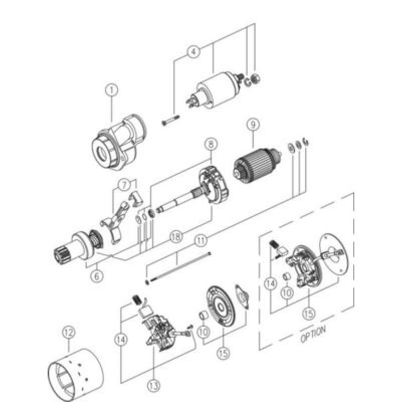Démarreur MAHLE MS 140 - Visuel 2